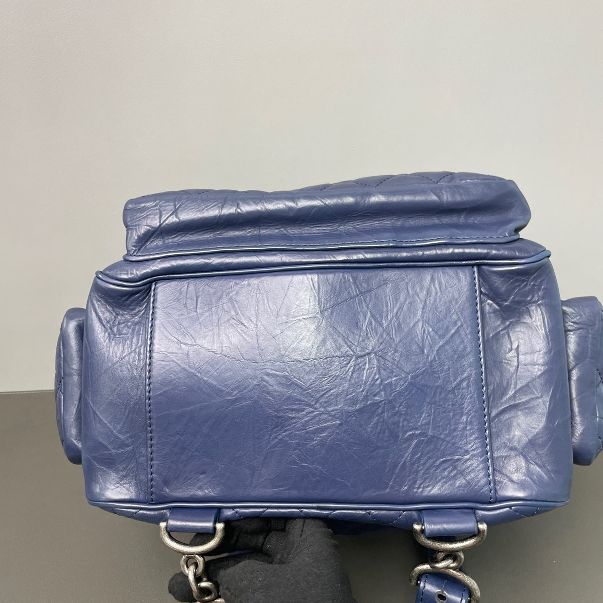 Chanel - 22 - Leather - Navy