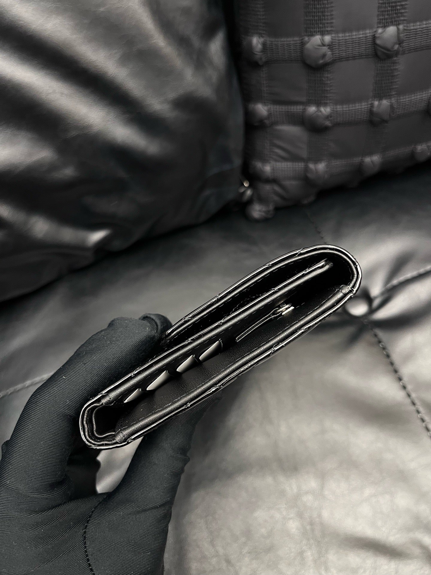 Chanel - 3 Fold Wallet - Patent leather - Black - (Other)