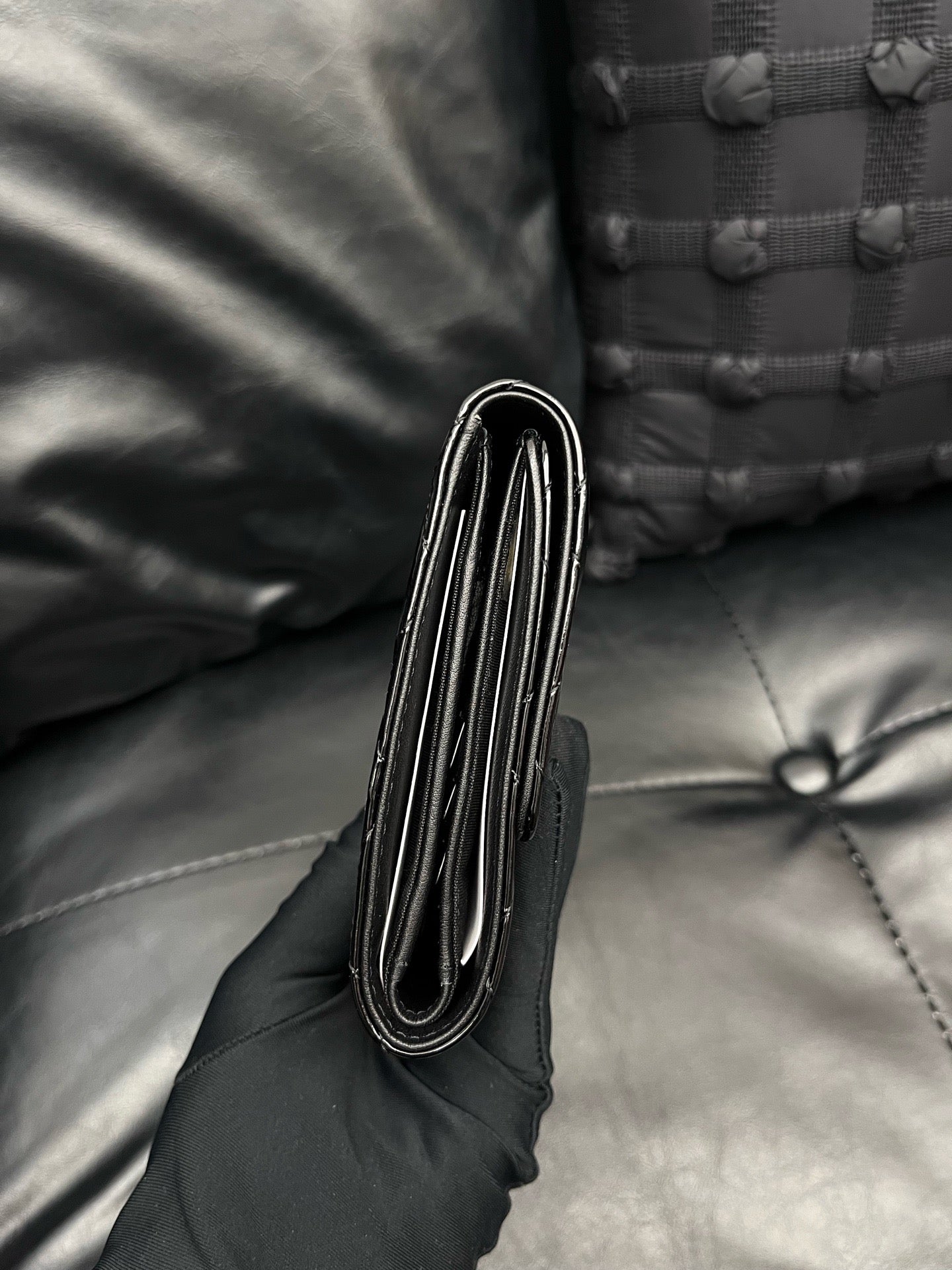 Chanel - 3 Fold Wallet - Patent leather - Black - (Other)