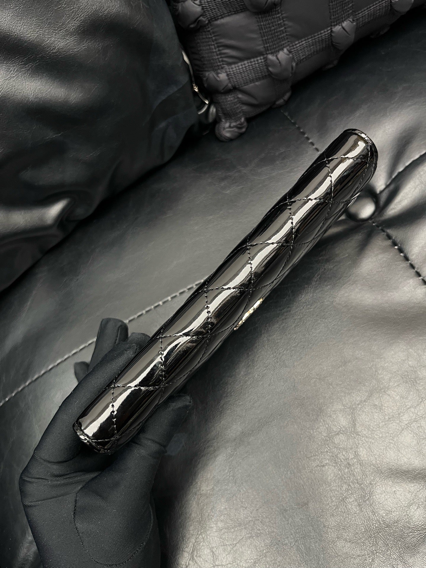 Chanel - 3 Fold Wallet - Patent leather - Black - (Other)