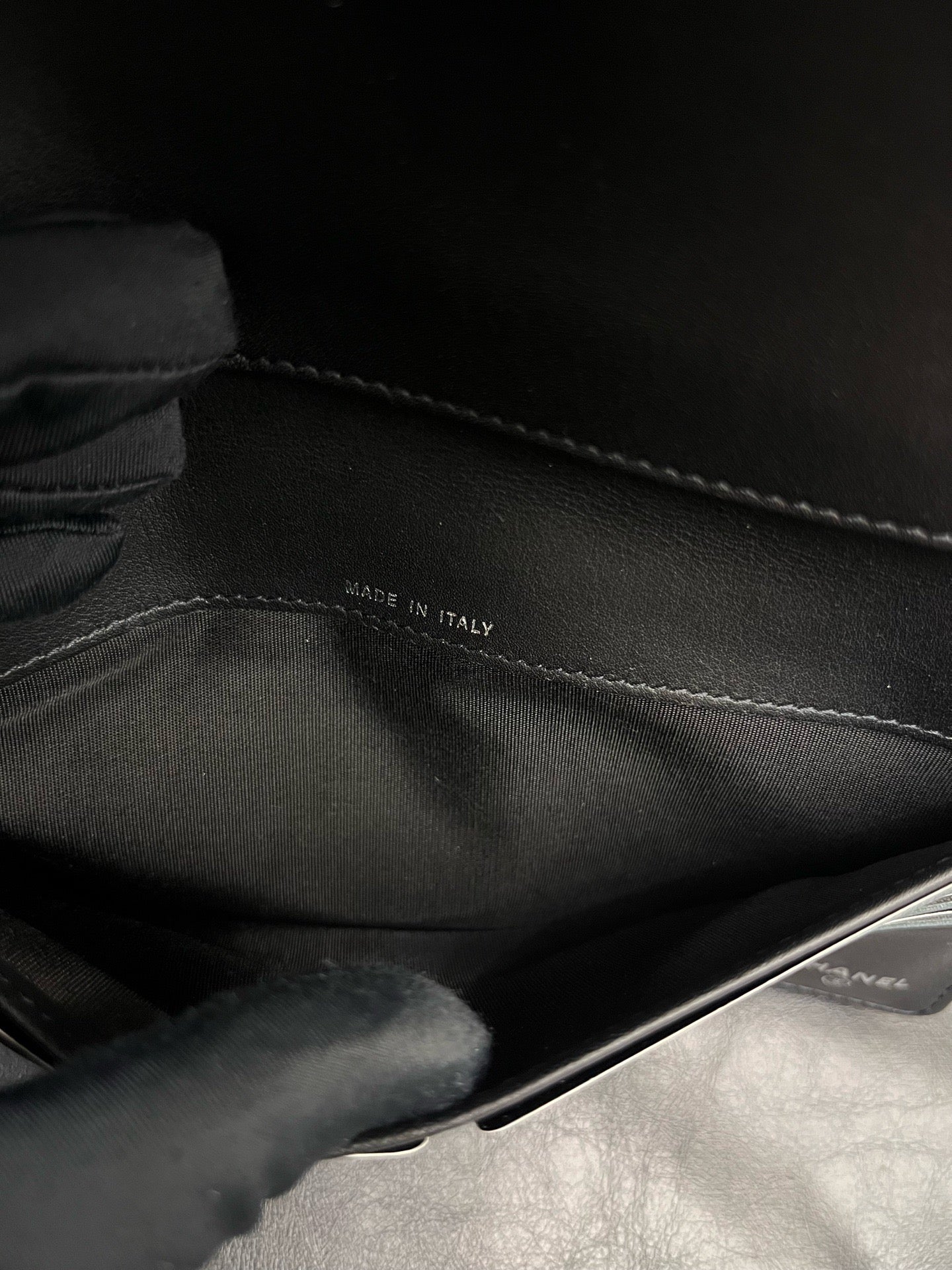 Chanel - 3 Fold Wallet - Patent leather - Black - (Other)