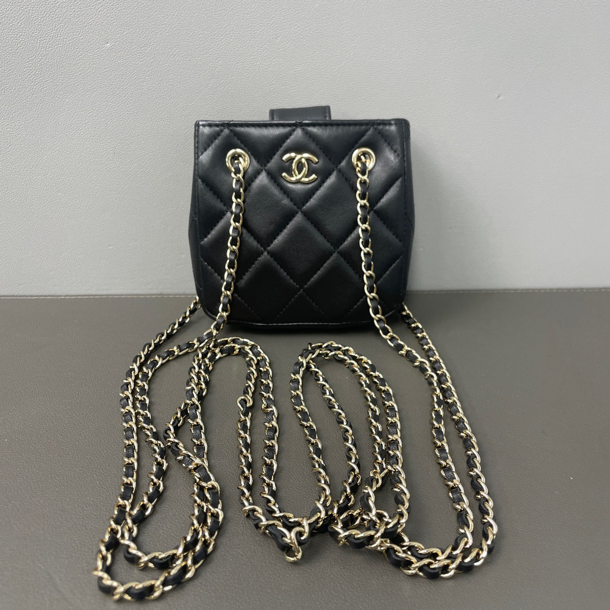 Chanel - 31 Mini - Leather - Black - (mini)