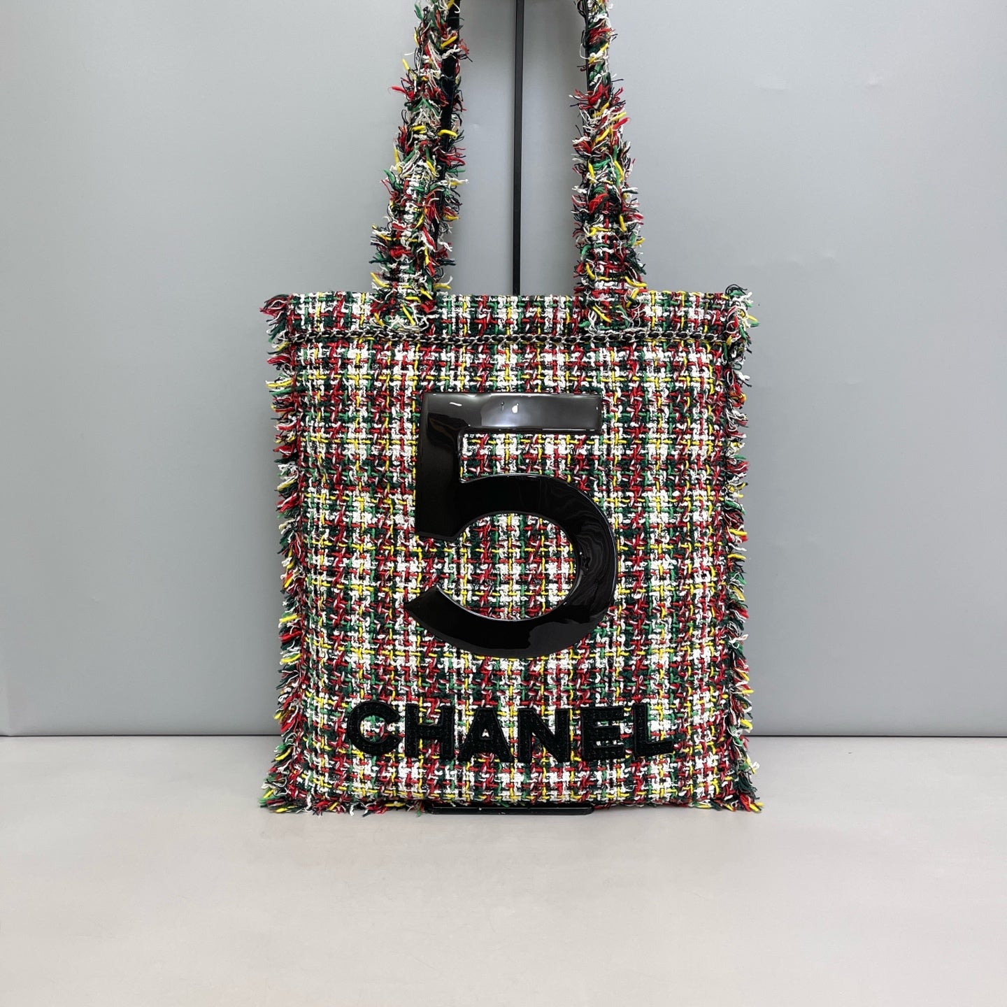 Chanel - 5 Tote Bag - Tweed - Multicolour - (Other)