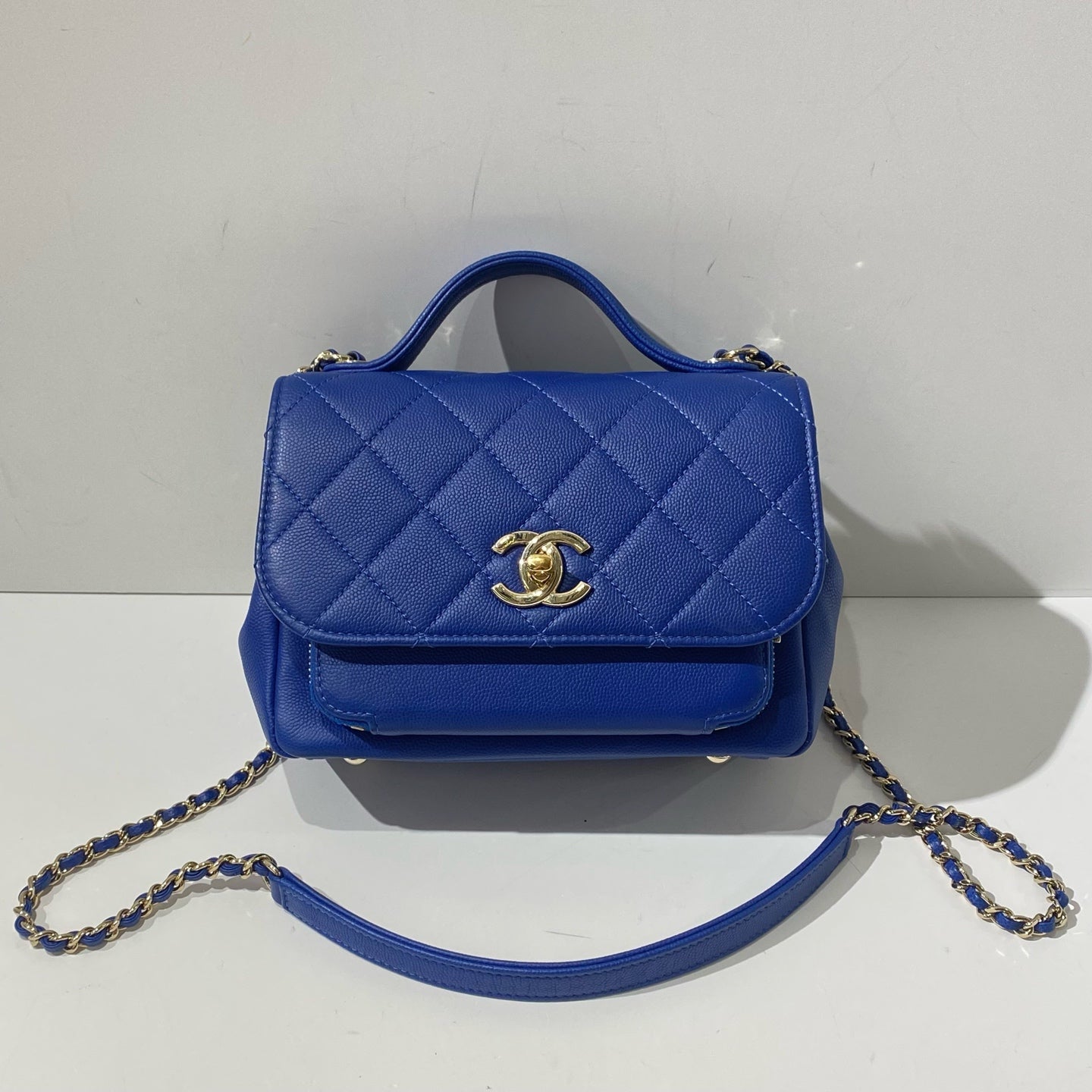 Chanel - Affinity - Leather - Blue - (mini)