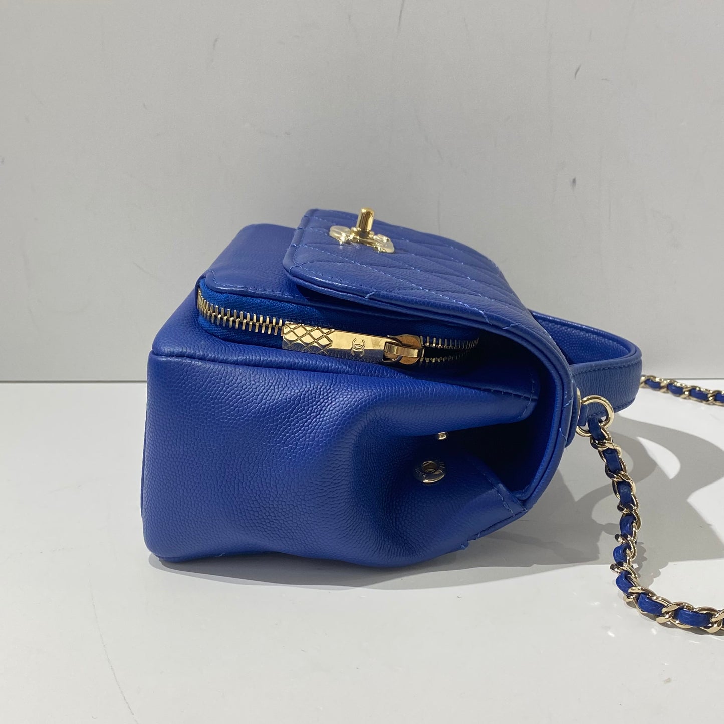 Chanel - Affinity - Leather - Blue - (mini)