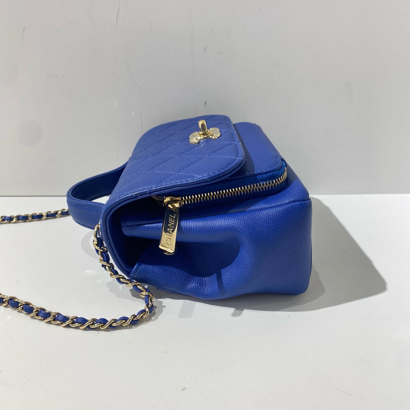 Chanel - Affinity - Leather - Blue - (mini)