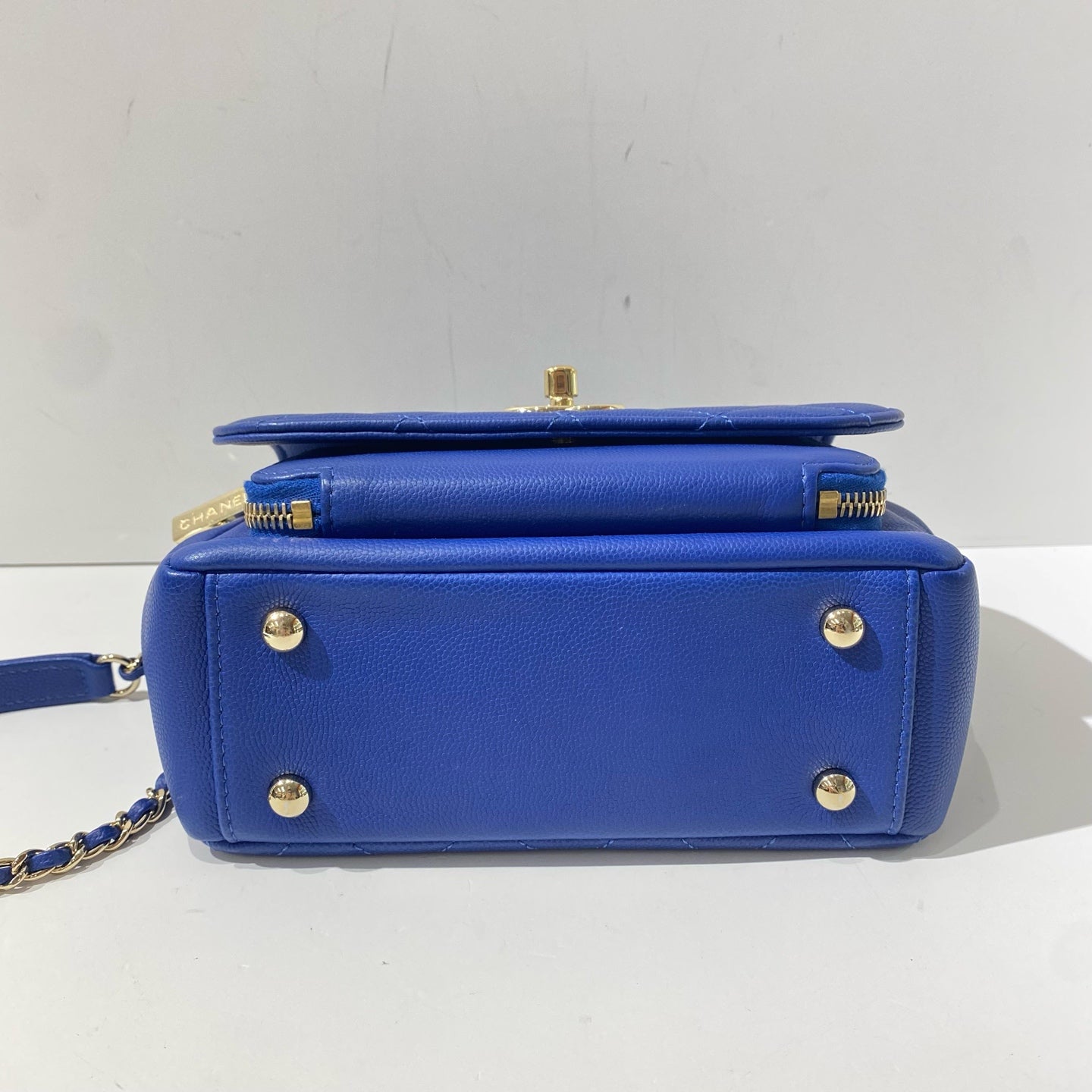 Chanel - Affinity - Leather - Blue - (mini)