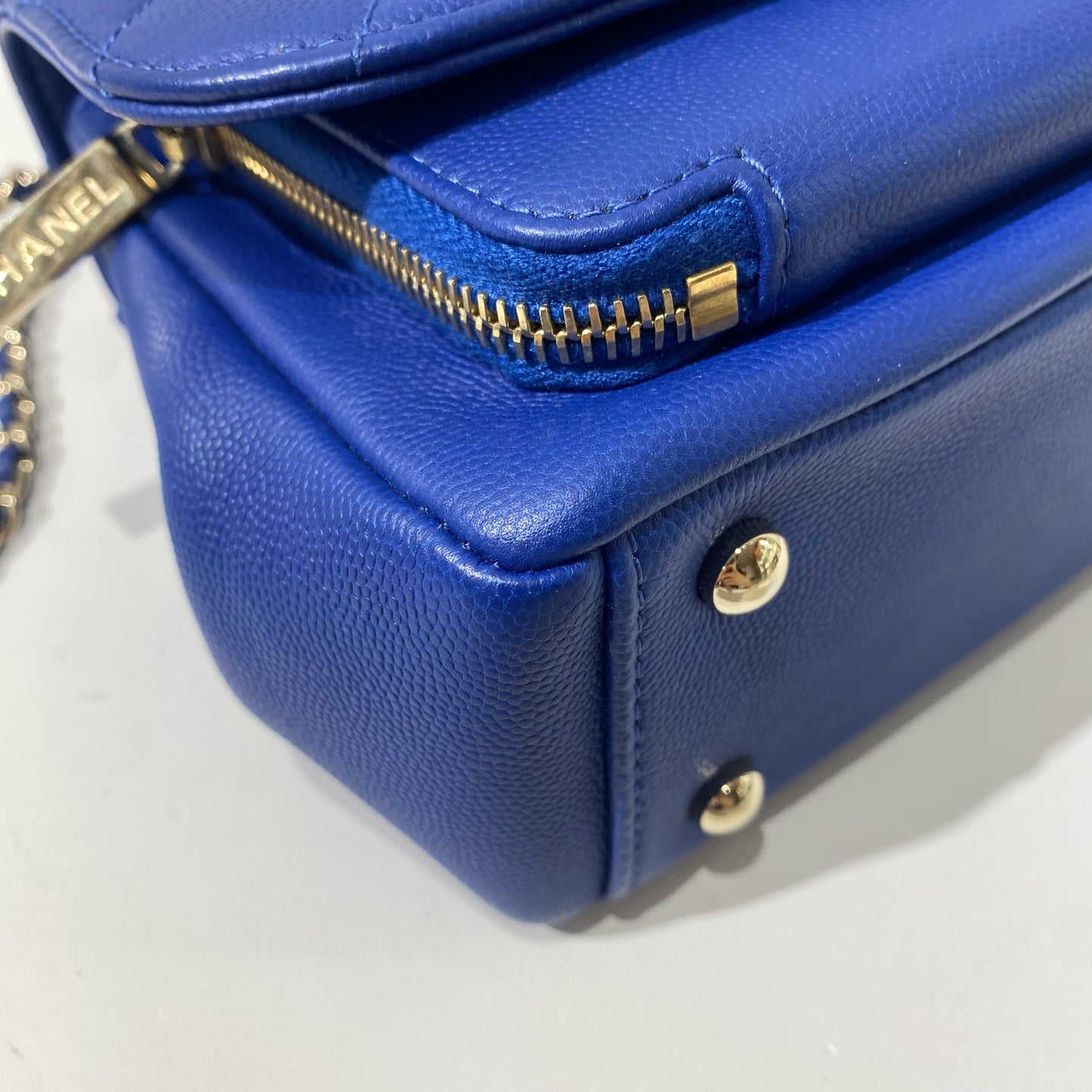 Chanel - Affinity - Leather - Blue - (mini)