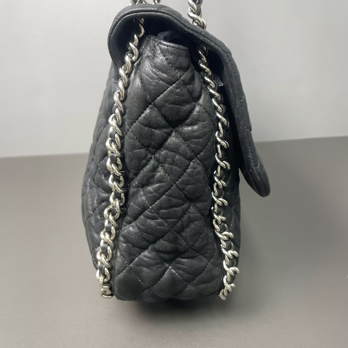 Chanel - Airport Bag - Calfskin leather - Black - (Large)