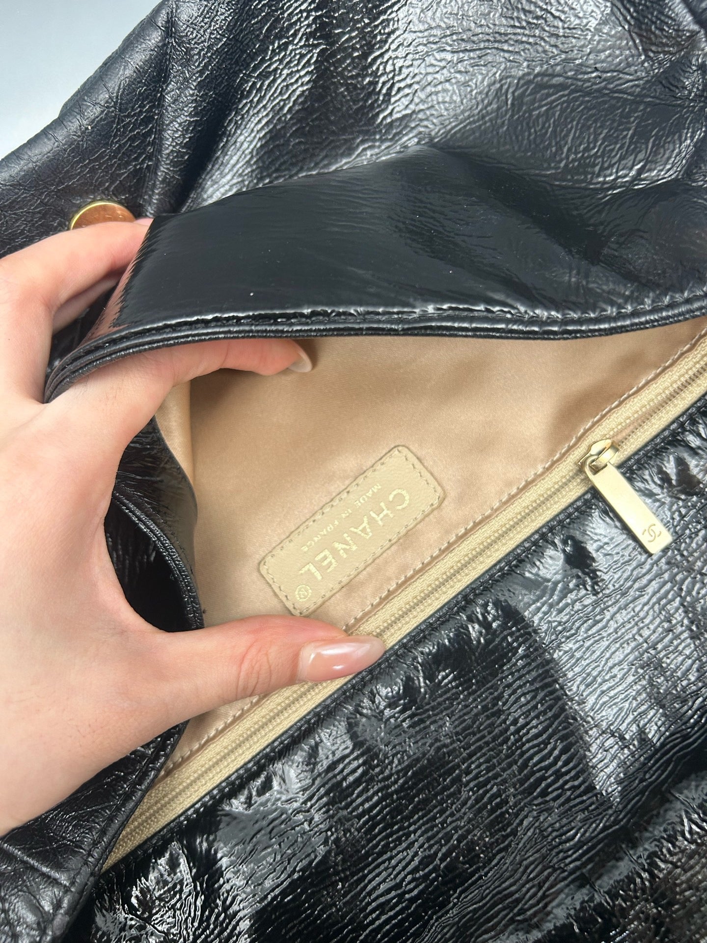 Chanel - Airport Bag - Leather - Black - (Other)