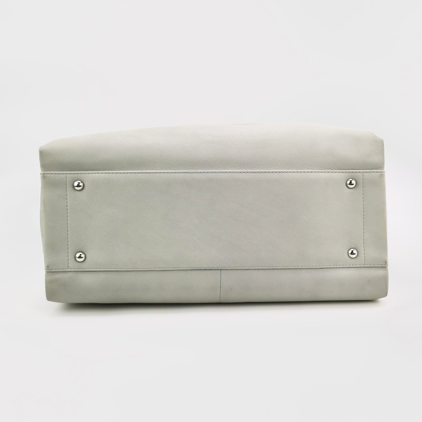 Chanel - Airport Tote - Calfskin - Grey - (large)