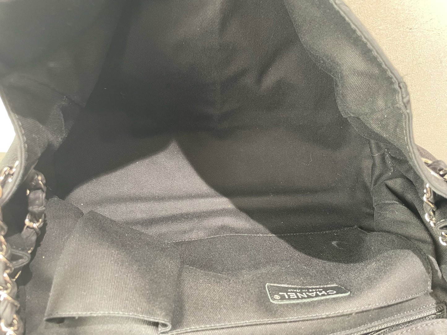 Chanel - Airport Tote - Suede leather - Black - (medium)