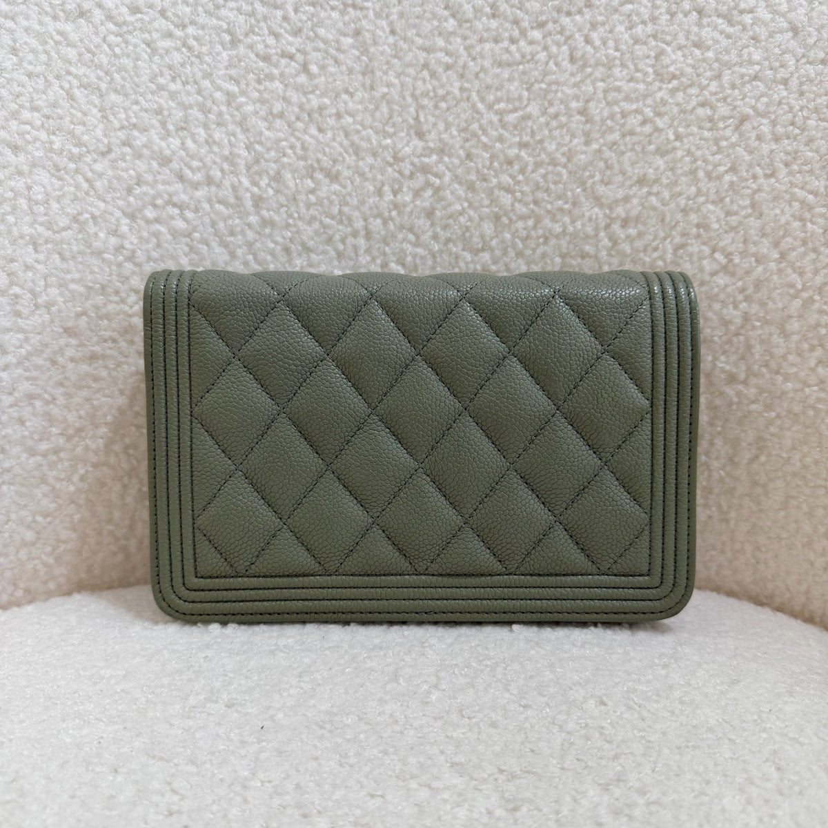 Chanel - AP1117 - Leather - Green - (mini)