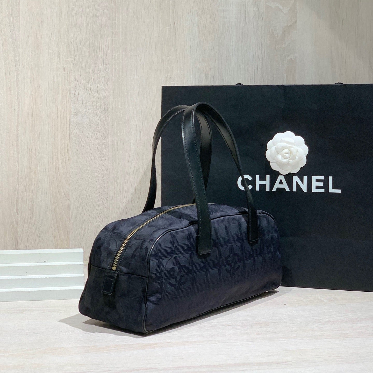 Chanel - Baguette Bag - Cloth - Black - (Other)