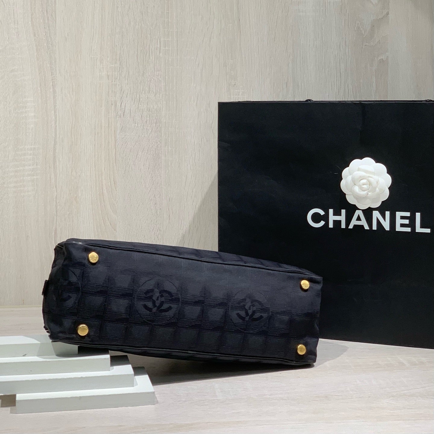 Chanel - Baguette Bag - Cloth - Black - (Other)