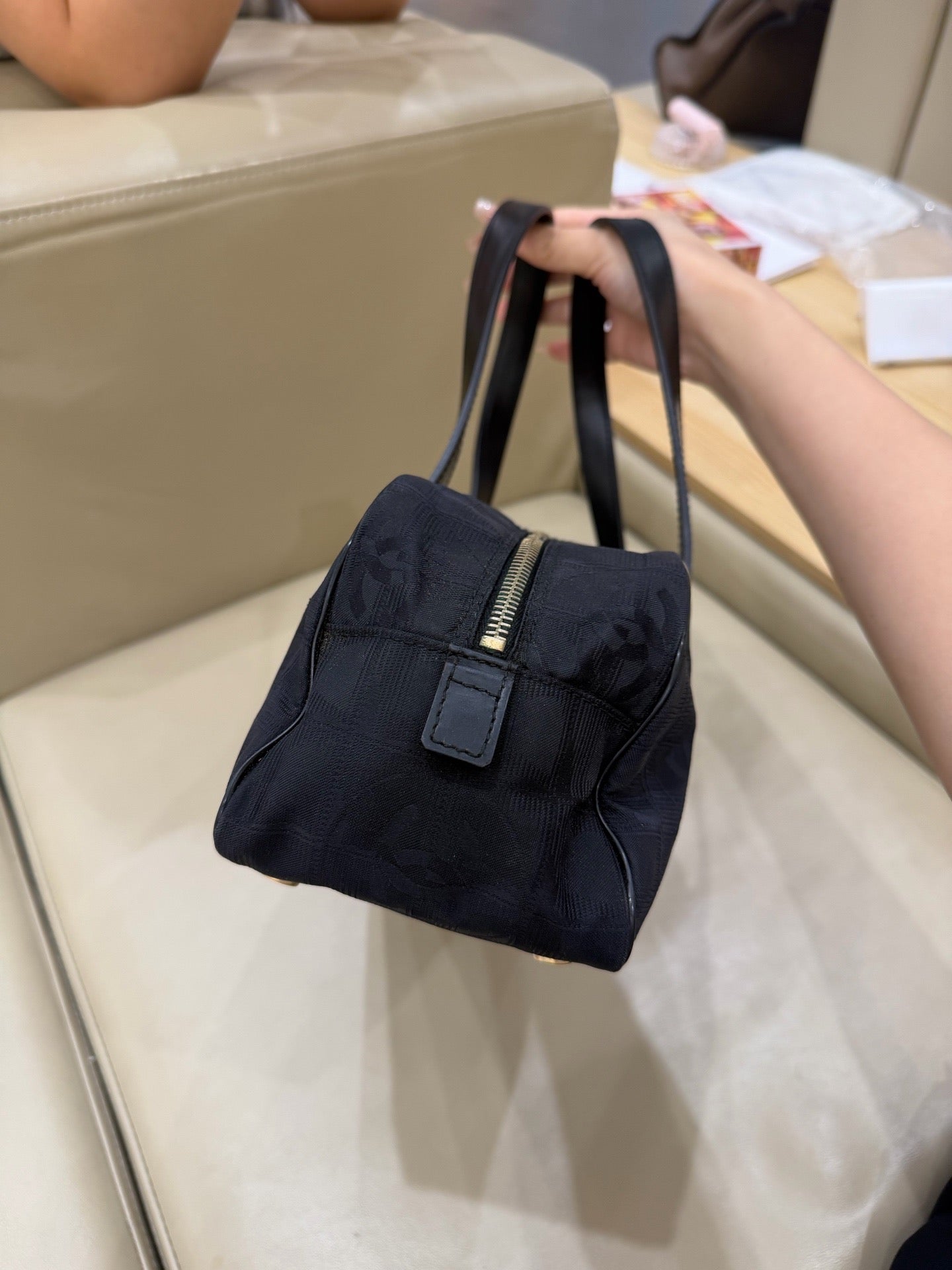 Chanel - Baguette Bag - Cloth - Black - (Other)