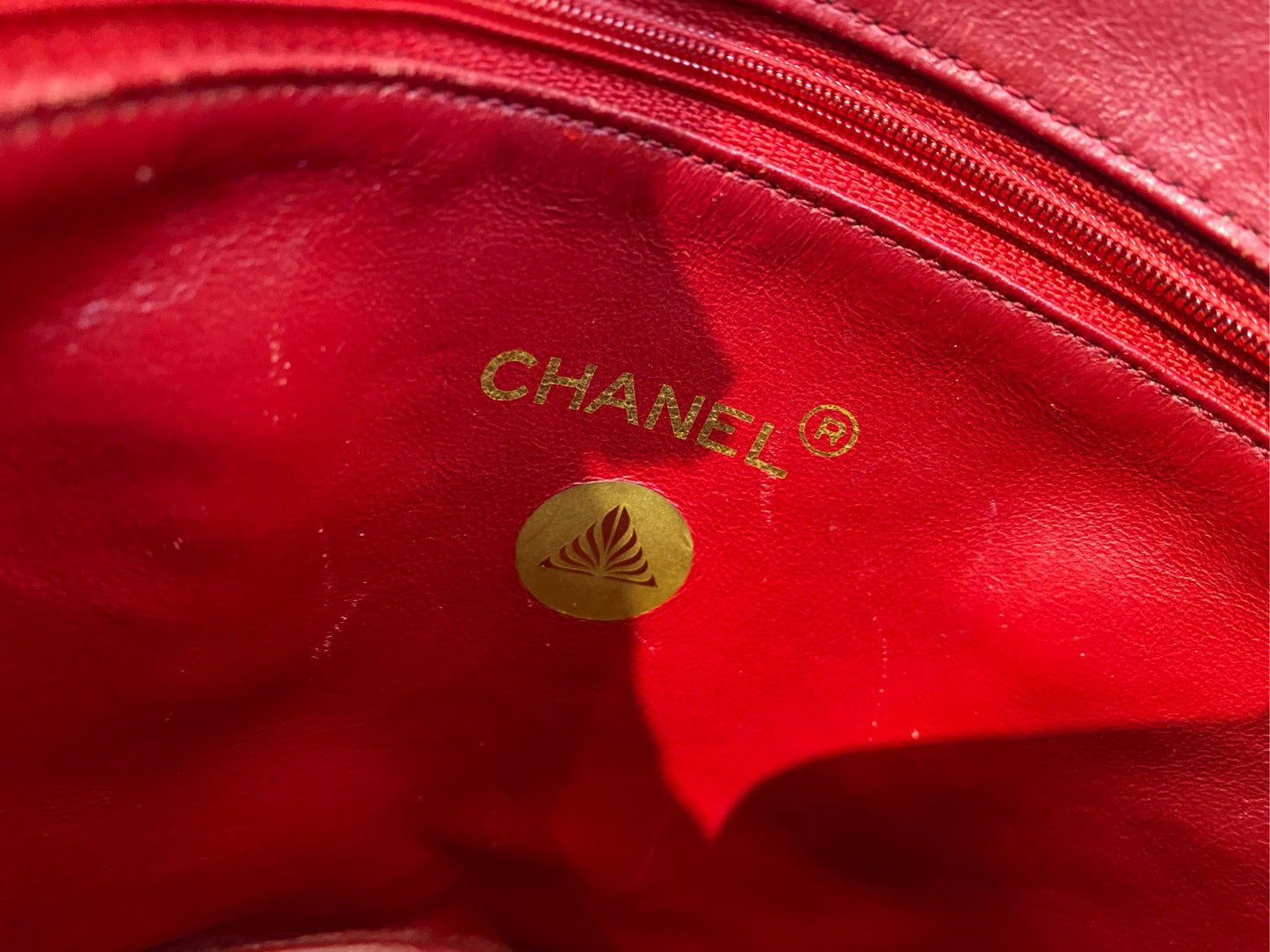 Chanel - Basket Tote - Leather - Red - (small)