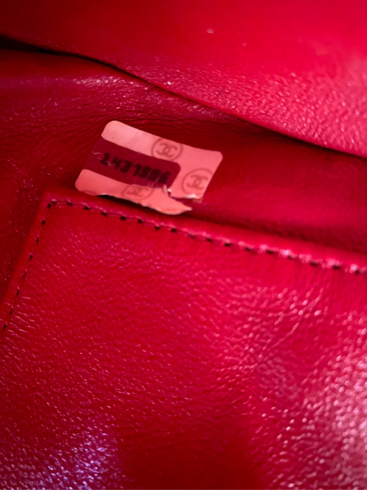 Chanel - Basket Tote - Leather - Red - (small)