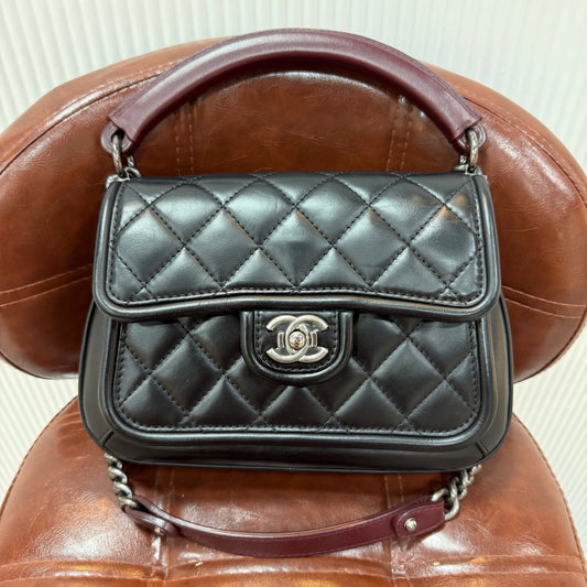 Chanel - Bombay - Calfskin - Black - (small)