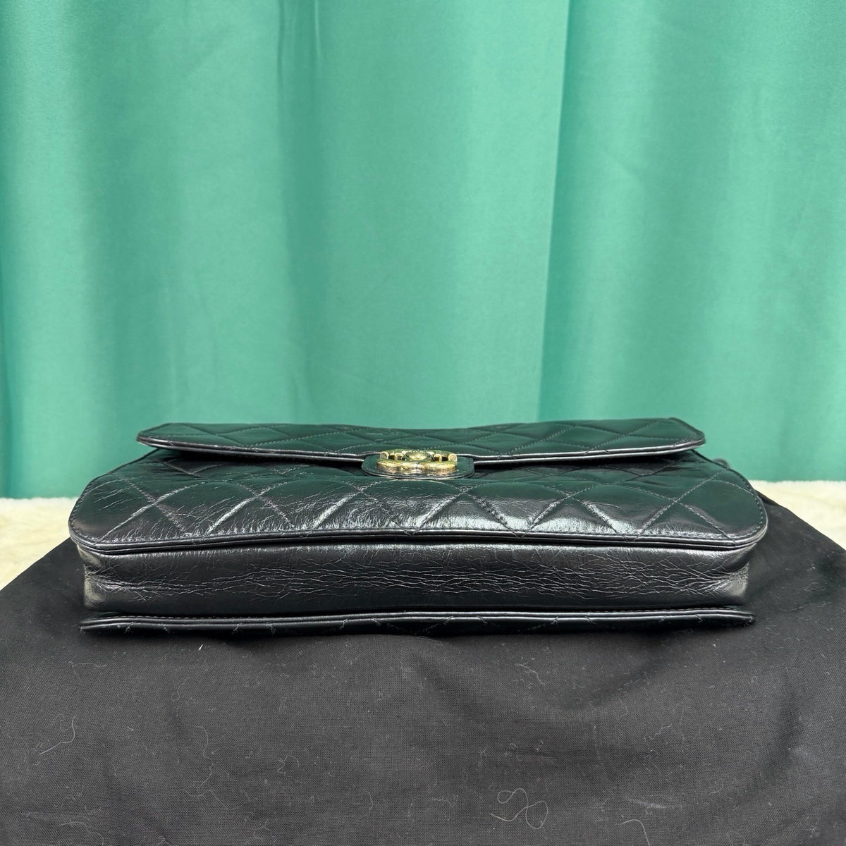 Chanel - Bombay CF - Leather - Black - (medium)