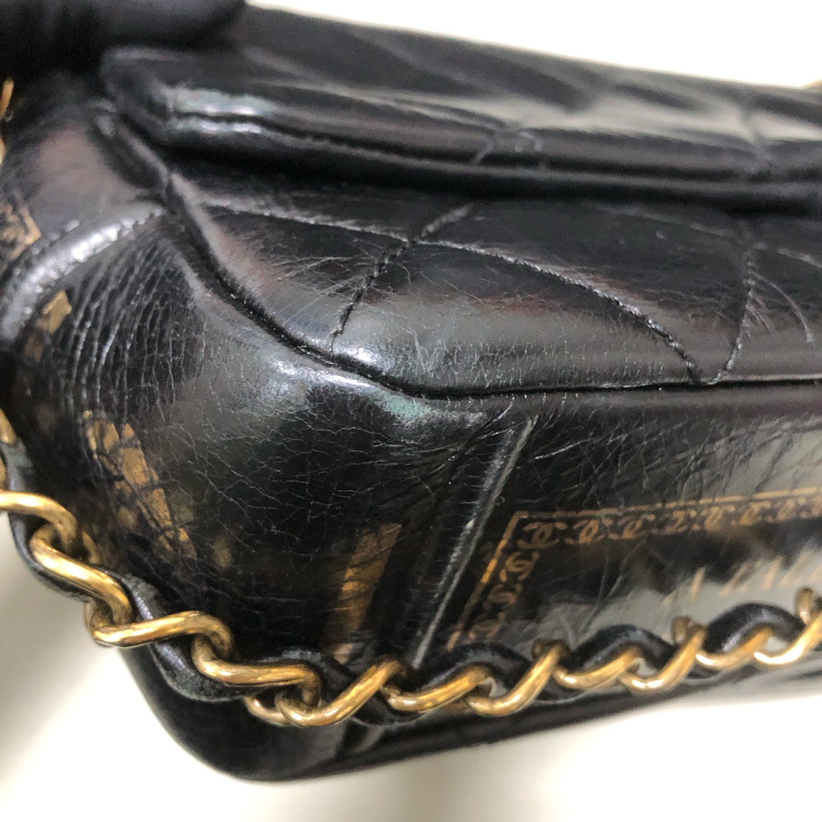 Chanel - Bombay CF - Leather - Black - (medium)