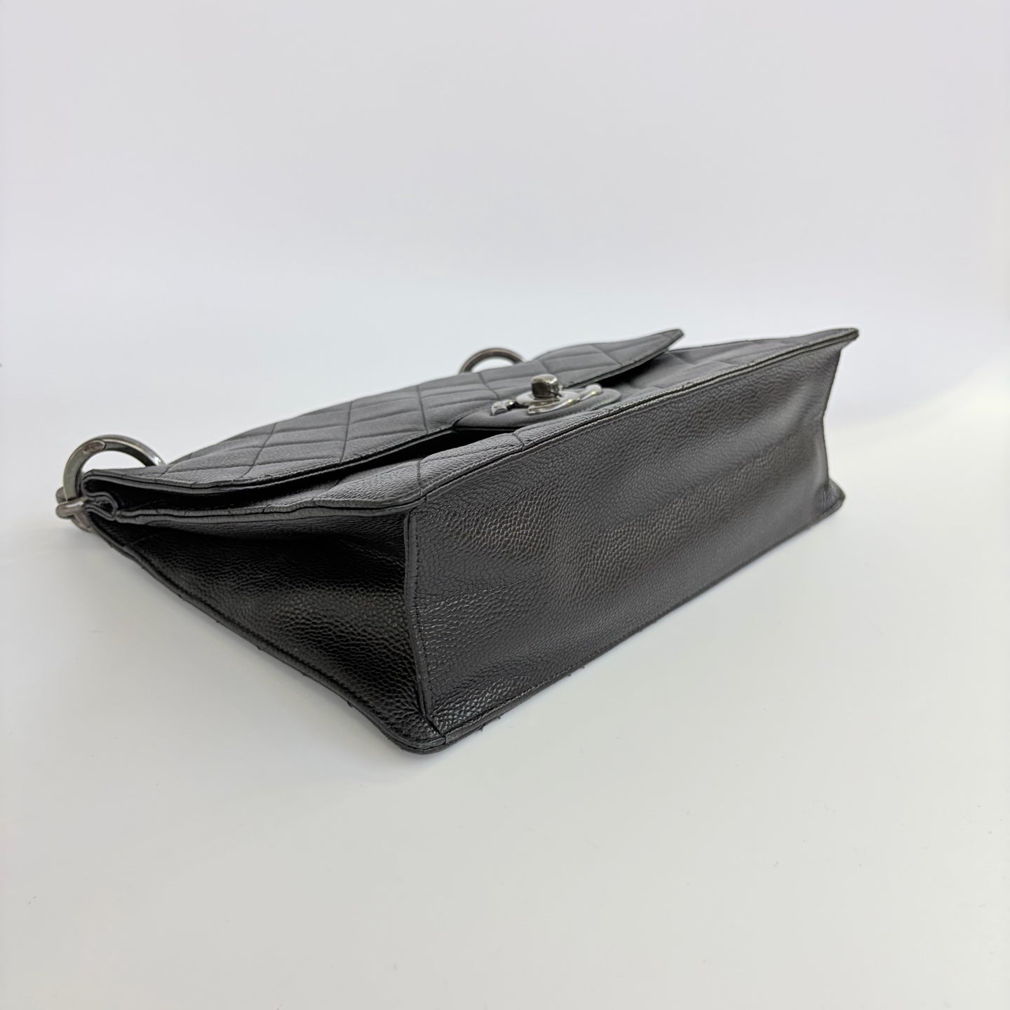 Chanel - Bombay - Leather - Black - (large)