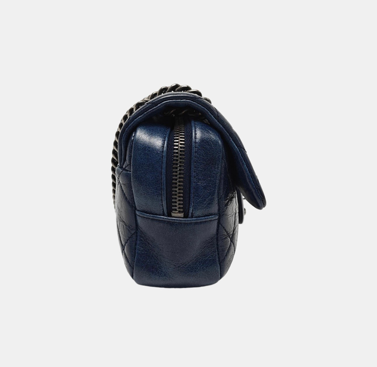 Chanel - Bombay - Leather - Navy - (small)