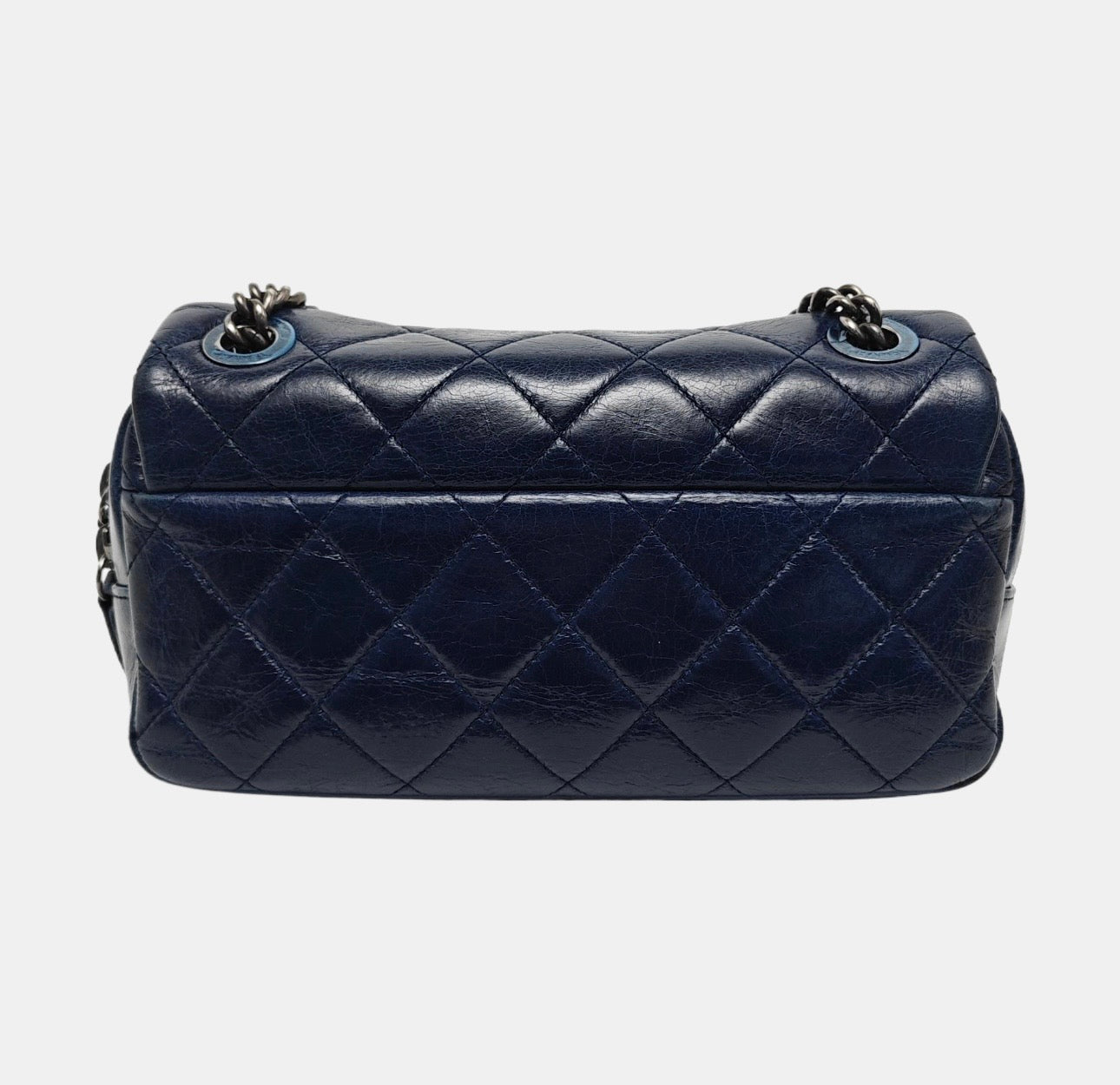 Chanel - Bombay - Leather - Navy - (small)