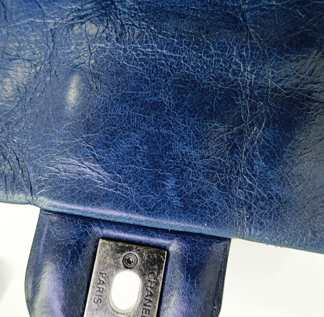 Chanel - Bombay - Leather - Navy - (small)