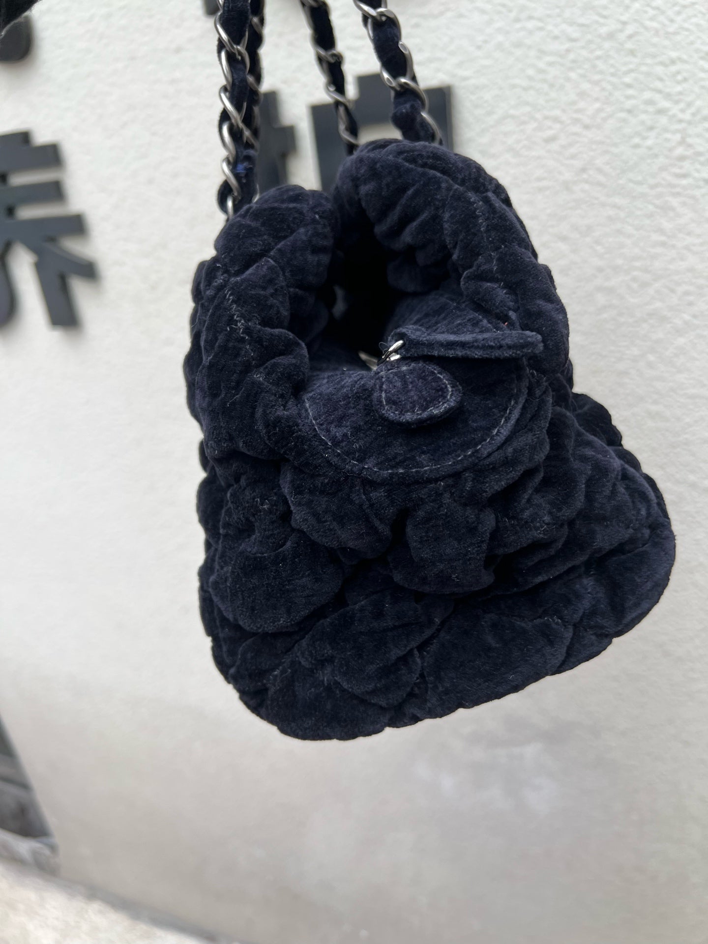 Chanel - Bowling Bag - Velvet - Black