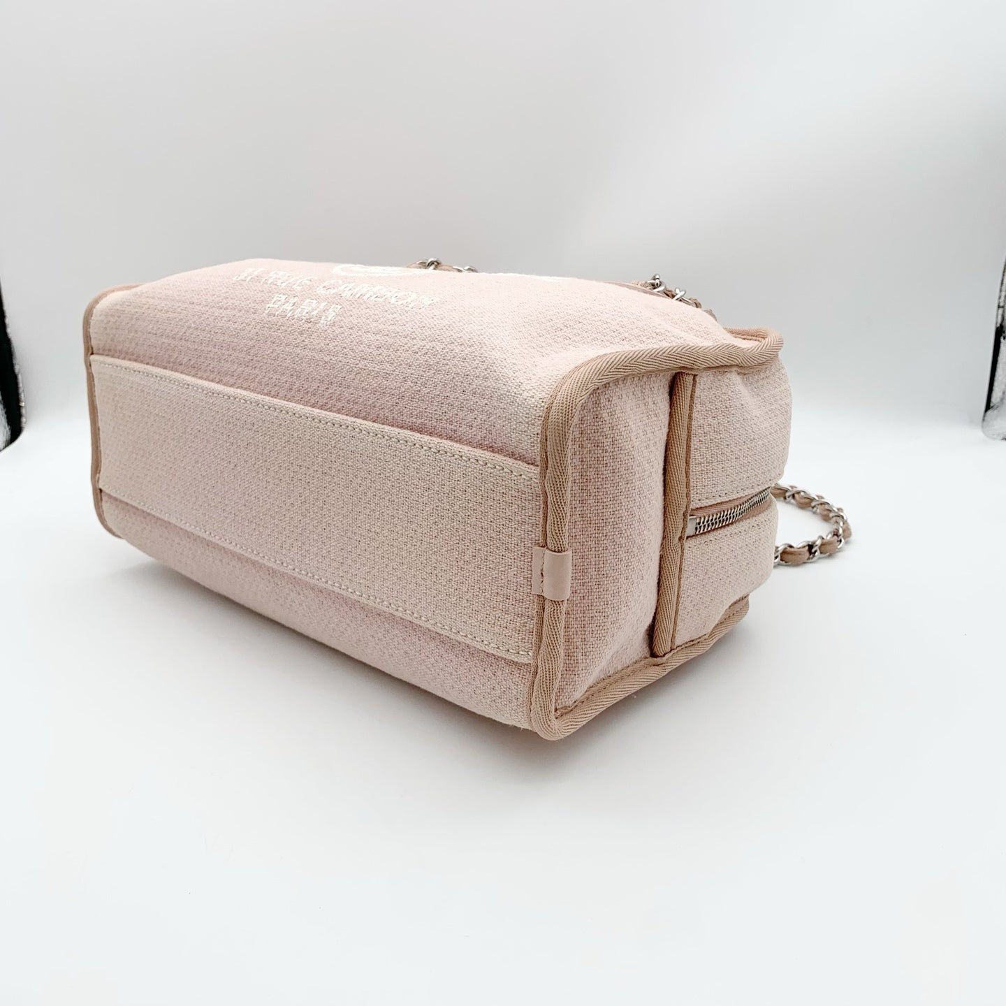 Chanel - Bowling bag - Cloth - Pink - (small)