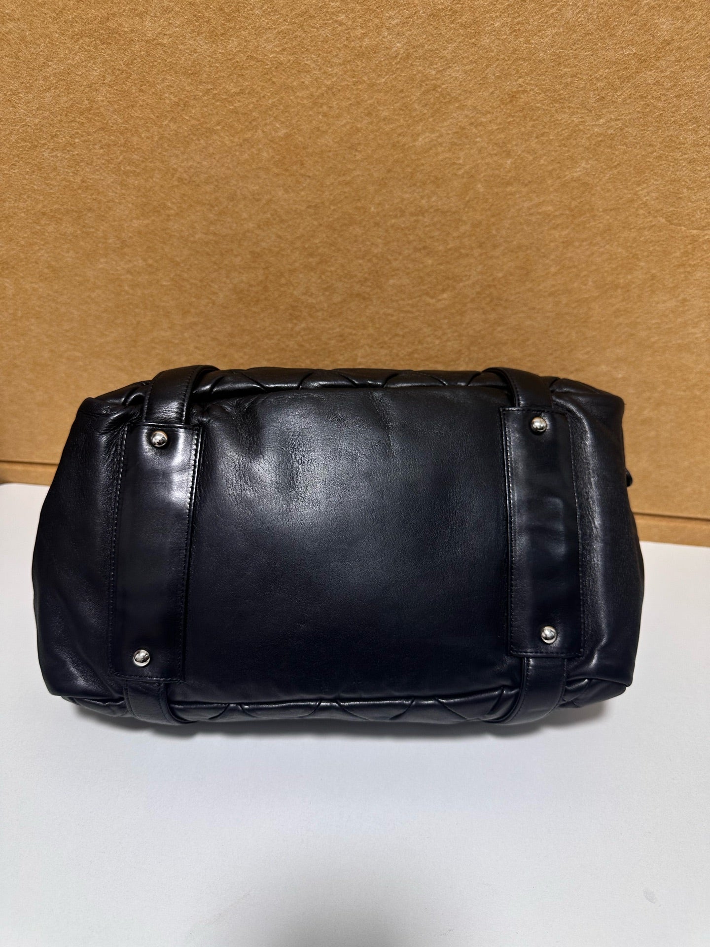Chanel - Bowling bag - Leather - Black - (Other)