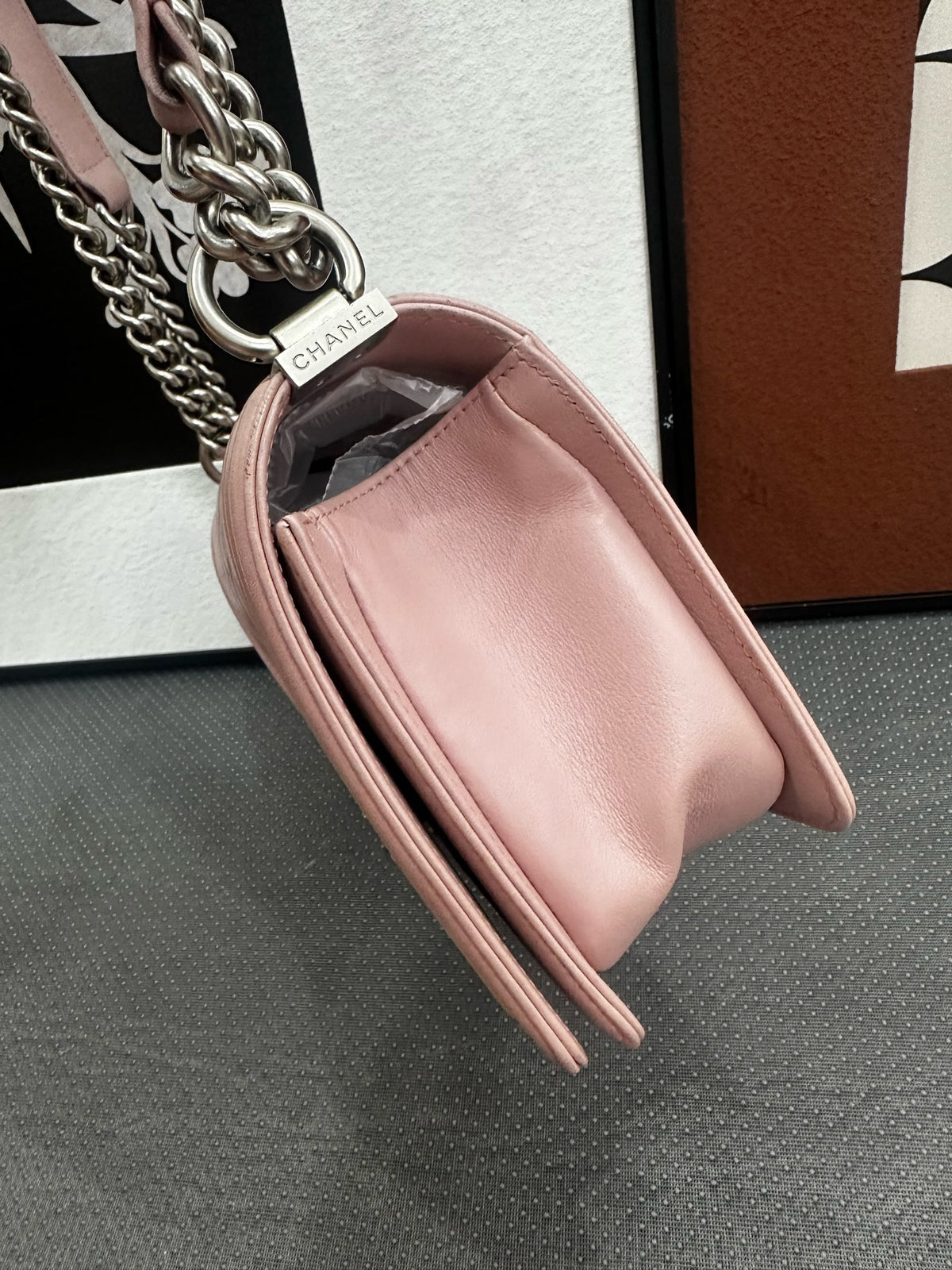 Chanel - Boy 20 - Leather - Pink - (small)