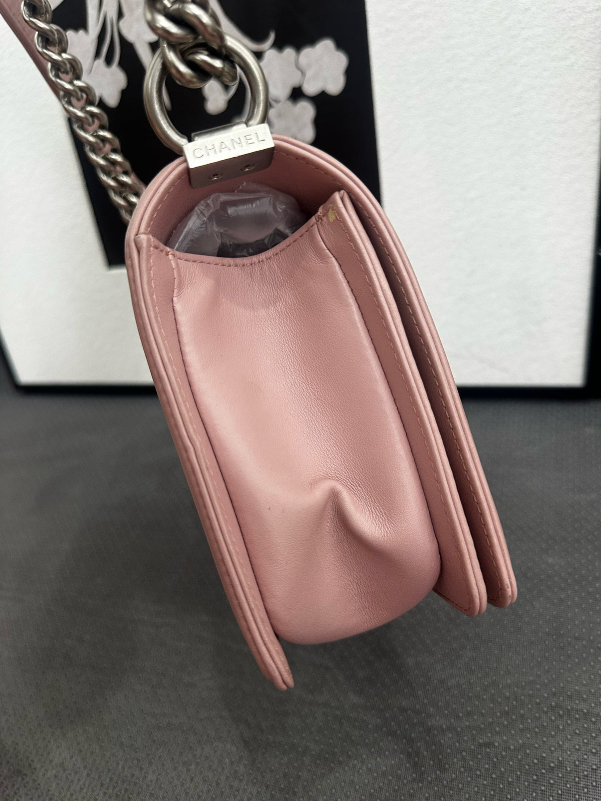 Chanel - Boy 20 - Leather - Pink - (small)
