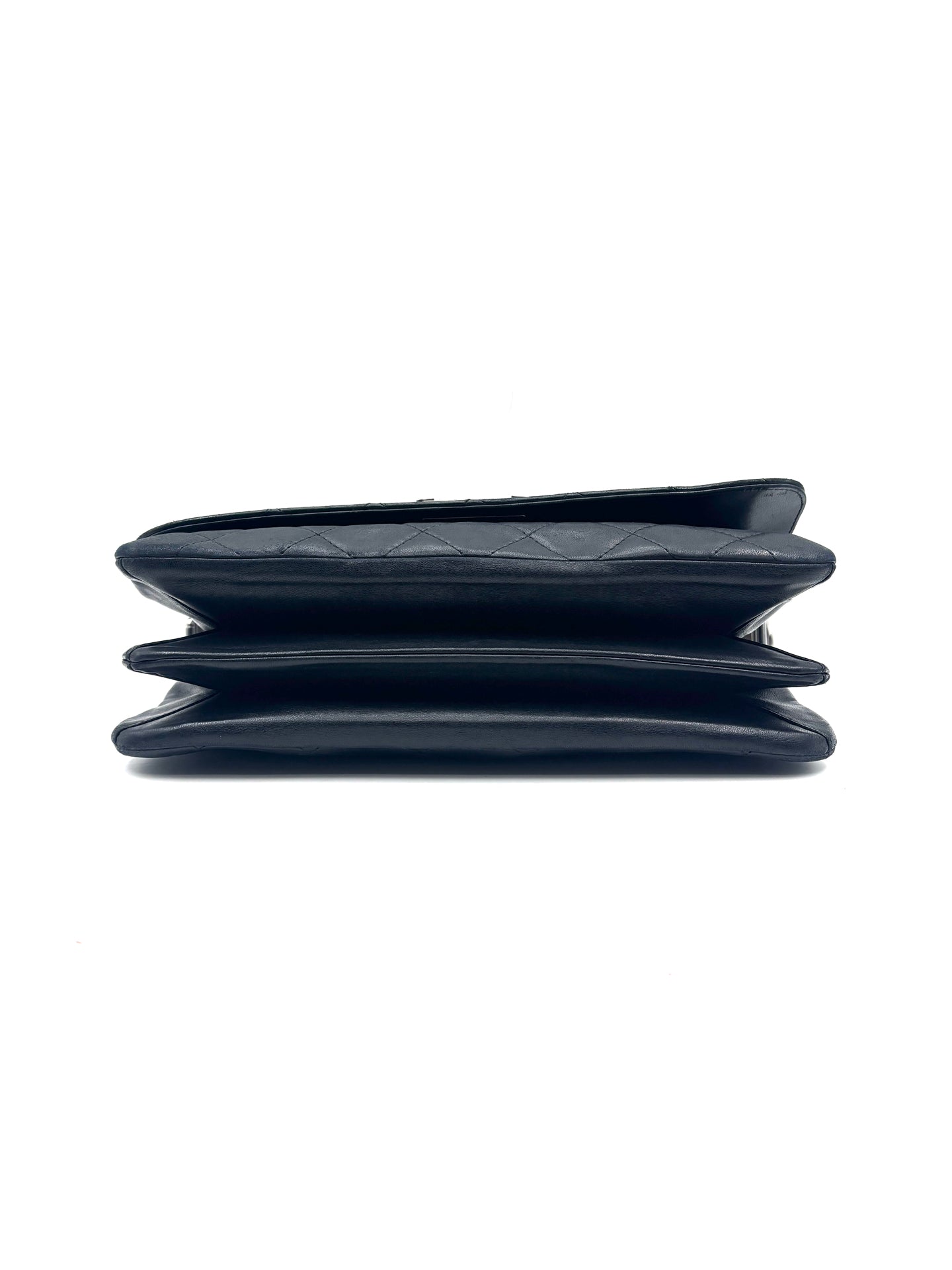 Chanel - Boy Accordion Baguette Flap Bag - Lambskin leather - Black - (Small)