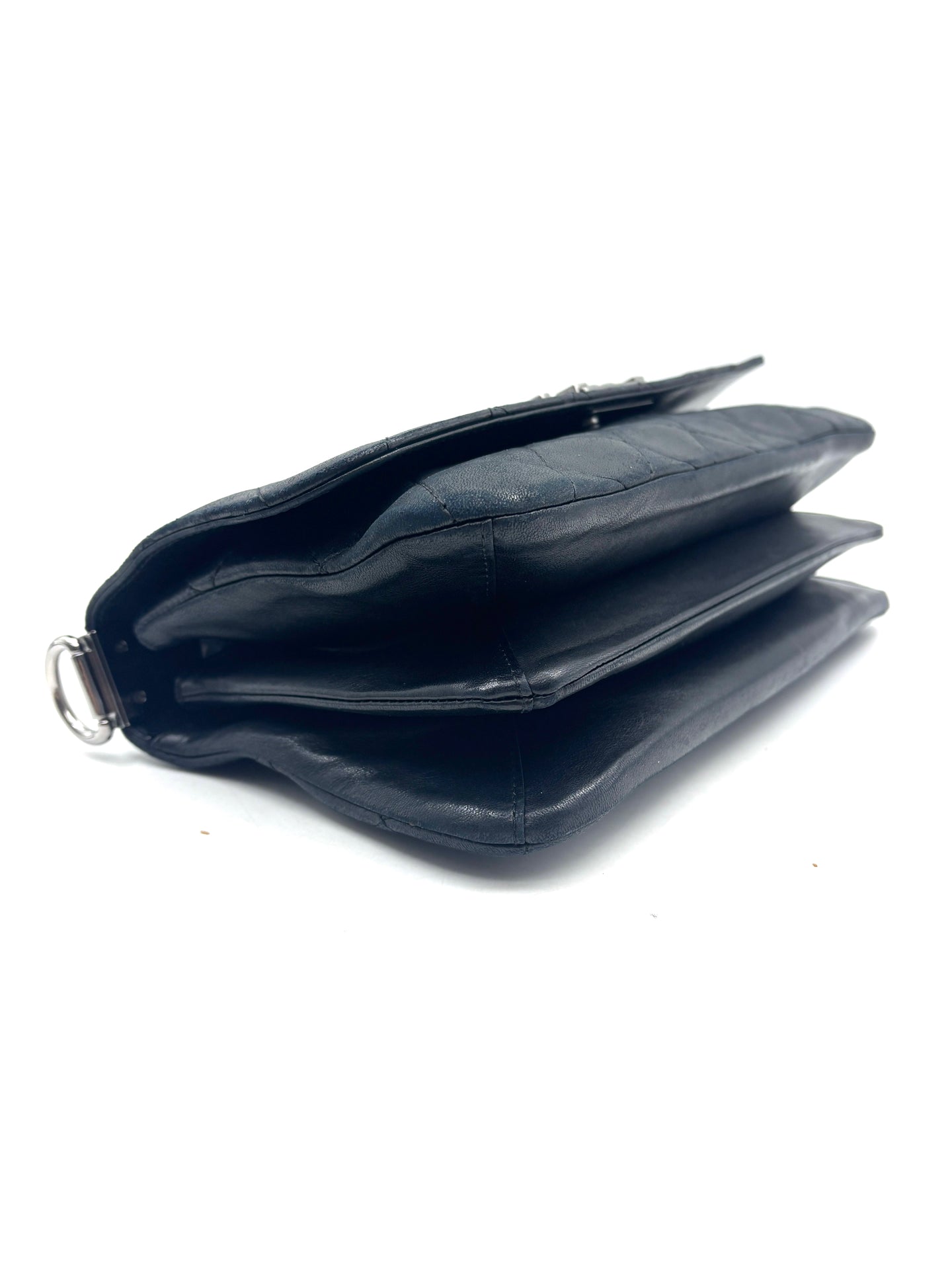 Chanel - Boy Accordion Baguette Flap Bag - Lambskin leather - Black - (Small)