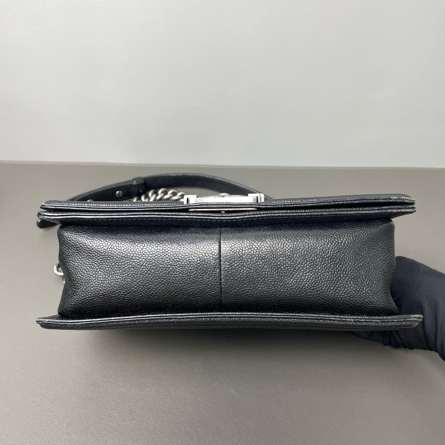 Chanel - Boy Bag - Caviar leather - Black - (Small)