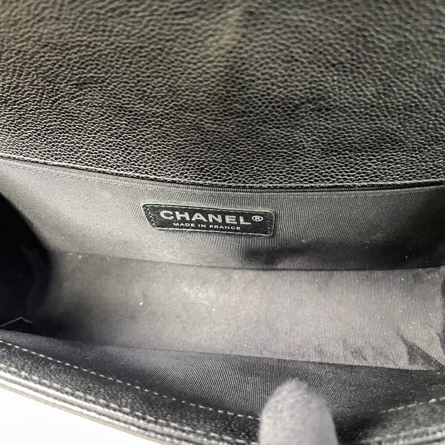 Chanel - Boy Bag - Caviar leather - Black - (Small)