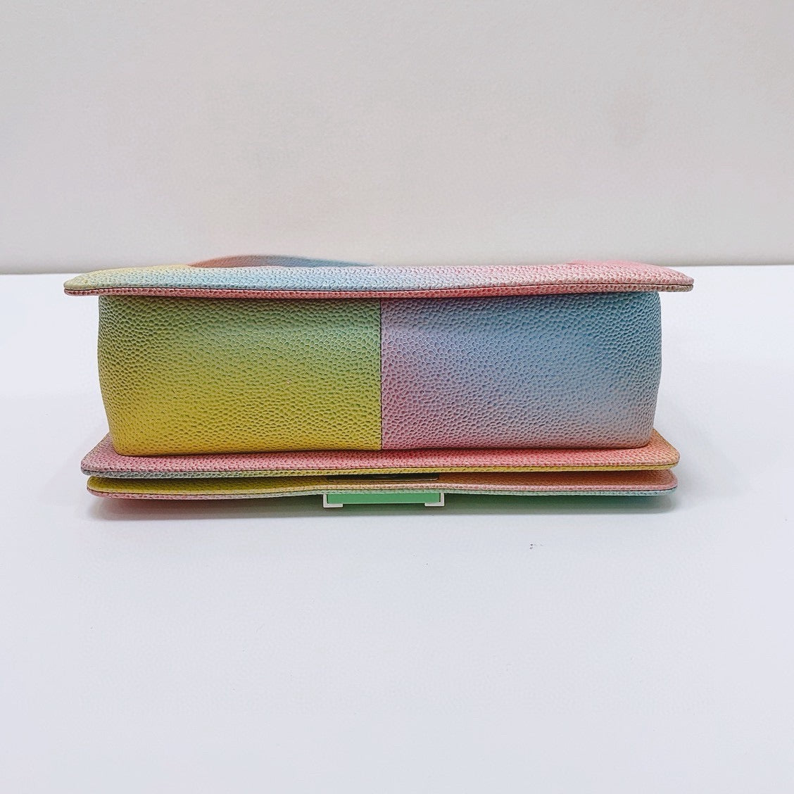 Chanel - Boy Bag - Caviar leather - Multicolour gradient (Pink, Blue, Green, Yellow) - (Medium)