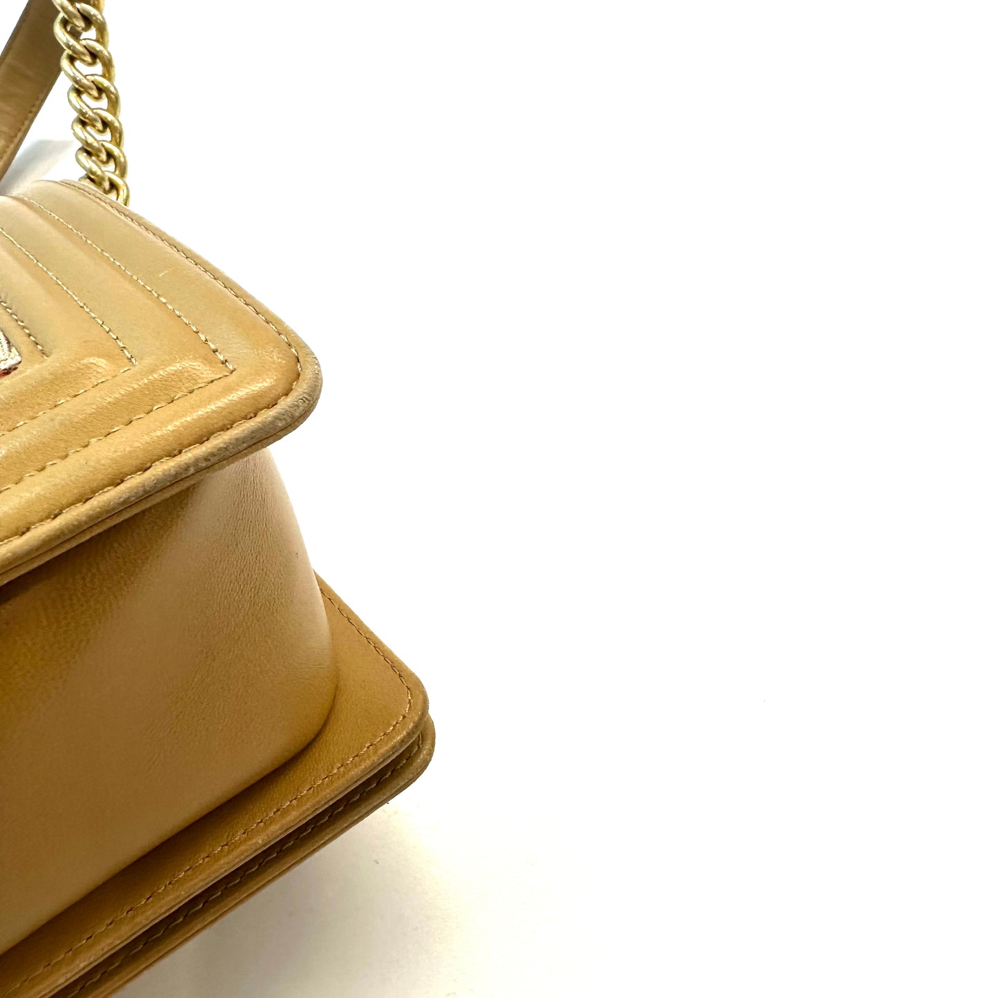 Chanel - Boy Bag - Leather - Beige - (medium)