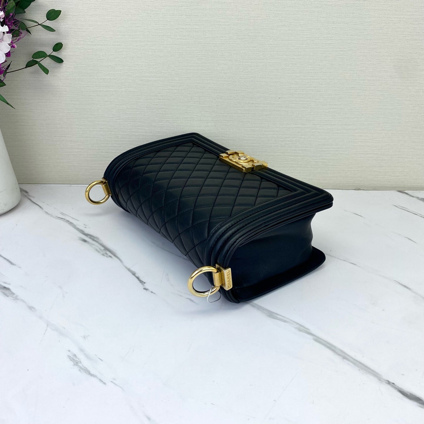 Chanel - Boy Bag - Leather - Black - (Medium)