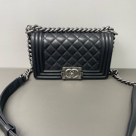 Chanel - Boy Bag - Leather - Black - (mini)