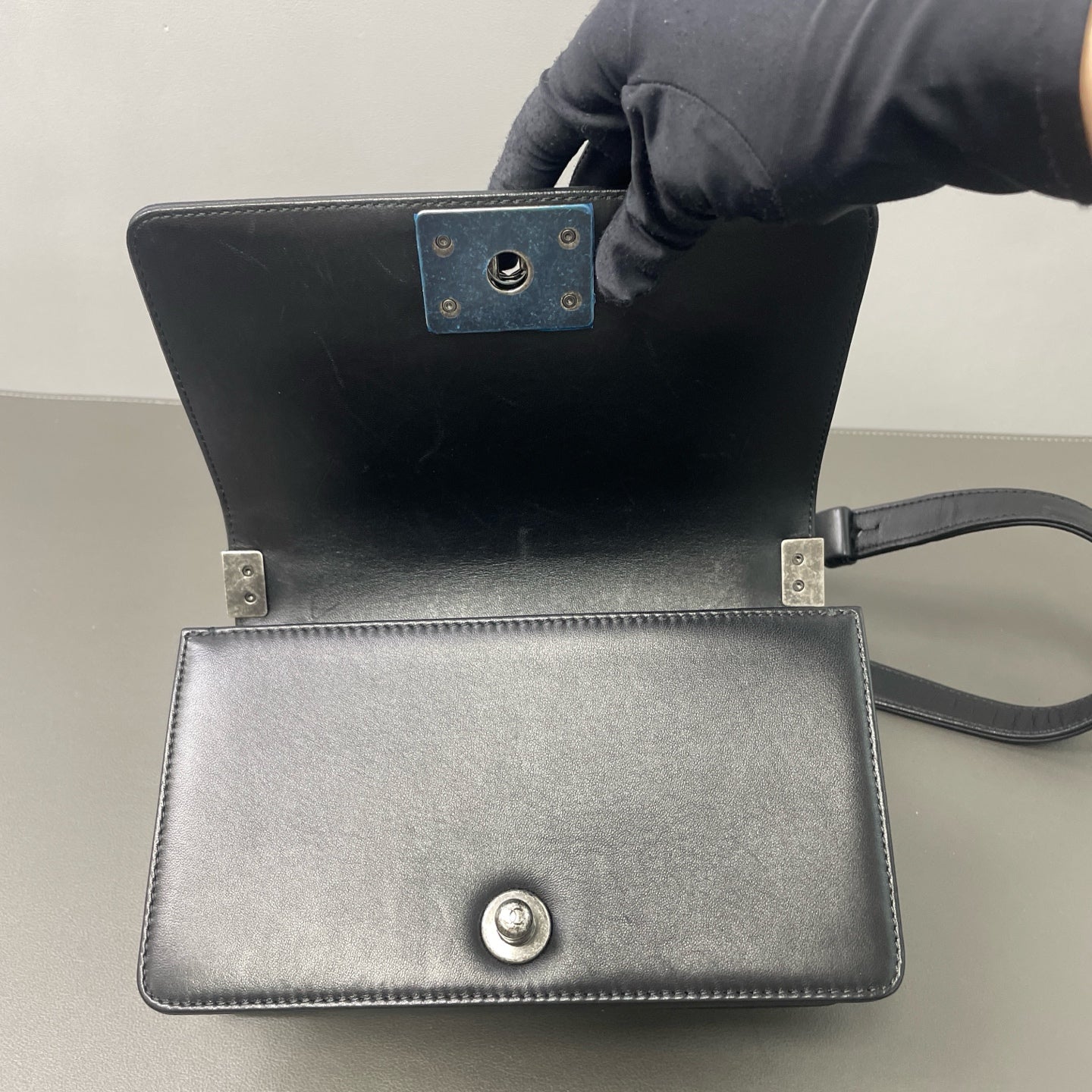 Chanel - Boy Bag - Leather - Black - (mini)