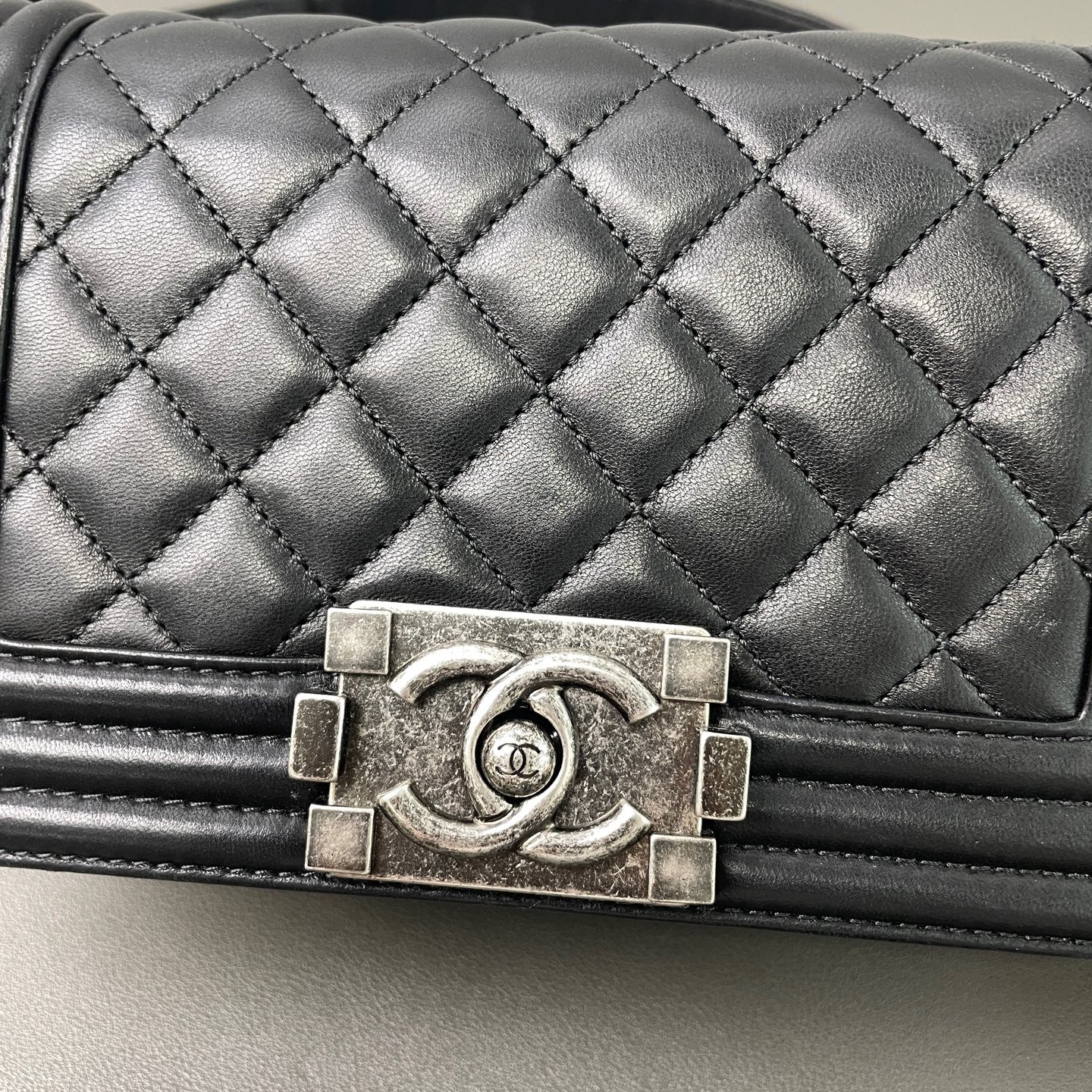 Chanel - Boy Bag - Leather - Black - (mini)