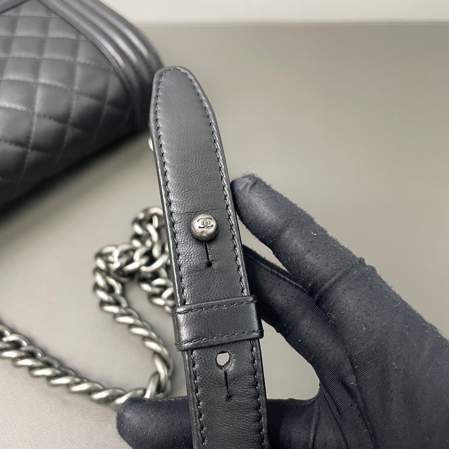 Chanel - Boy Bag - Leather - Black - (mini)