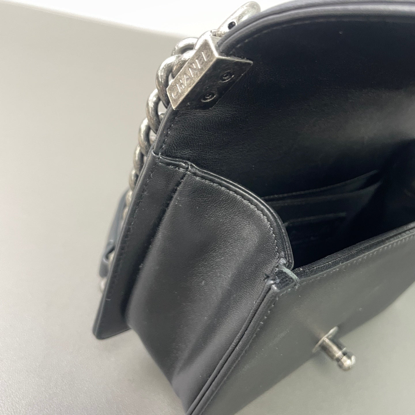 Chanel - Boy Bag - Leather - Black - (mini)