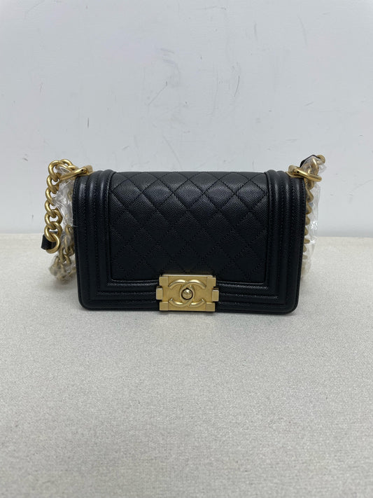 Chanel - Boy Bag - Leather - Black - (small)