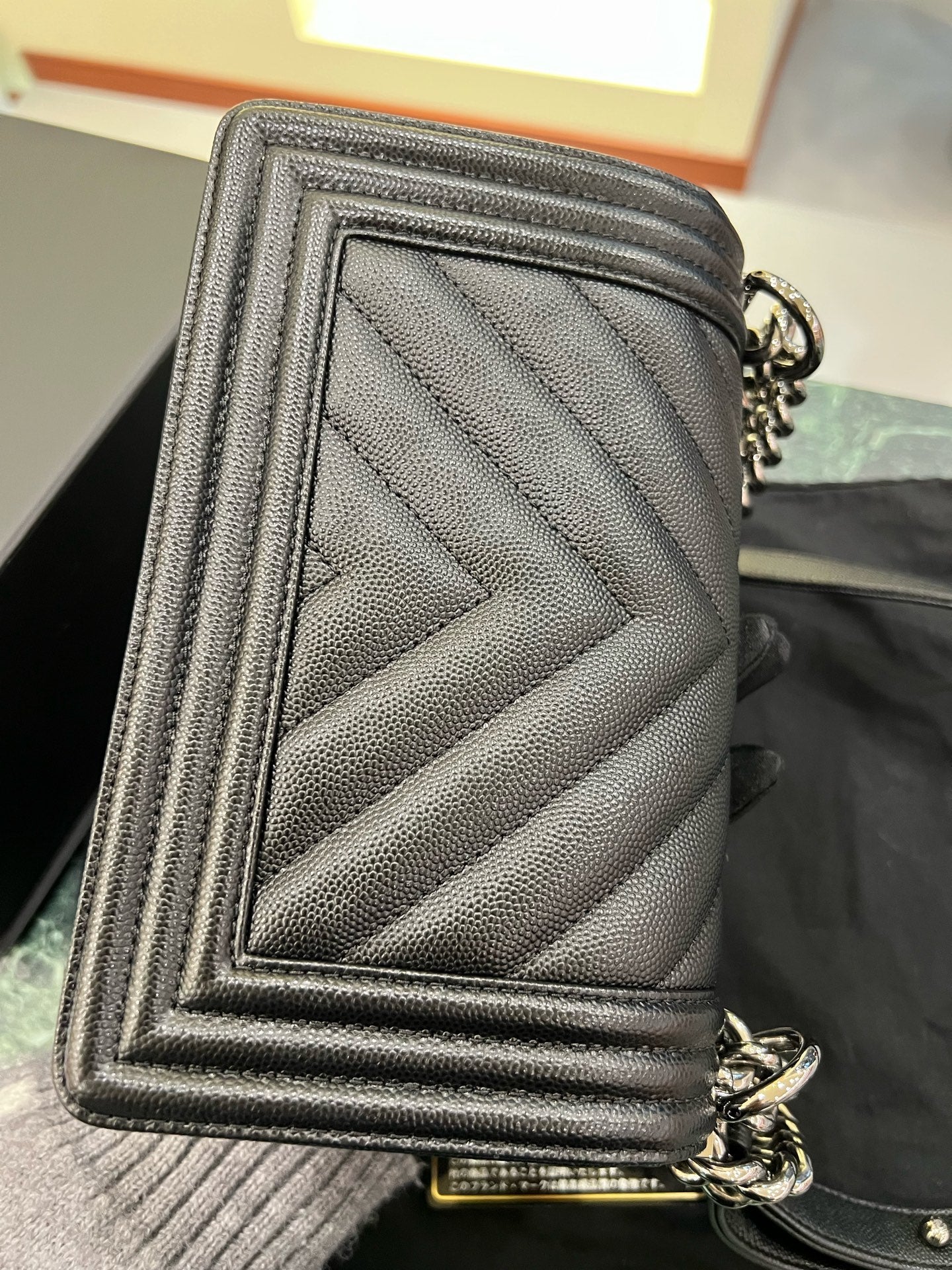 Chanel - Boy Bag - Leather - Black - (small)
