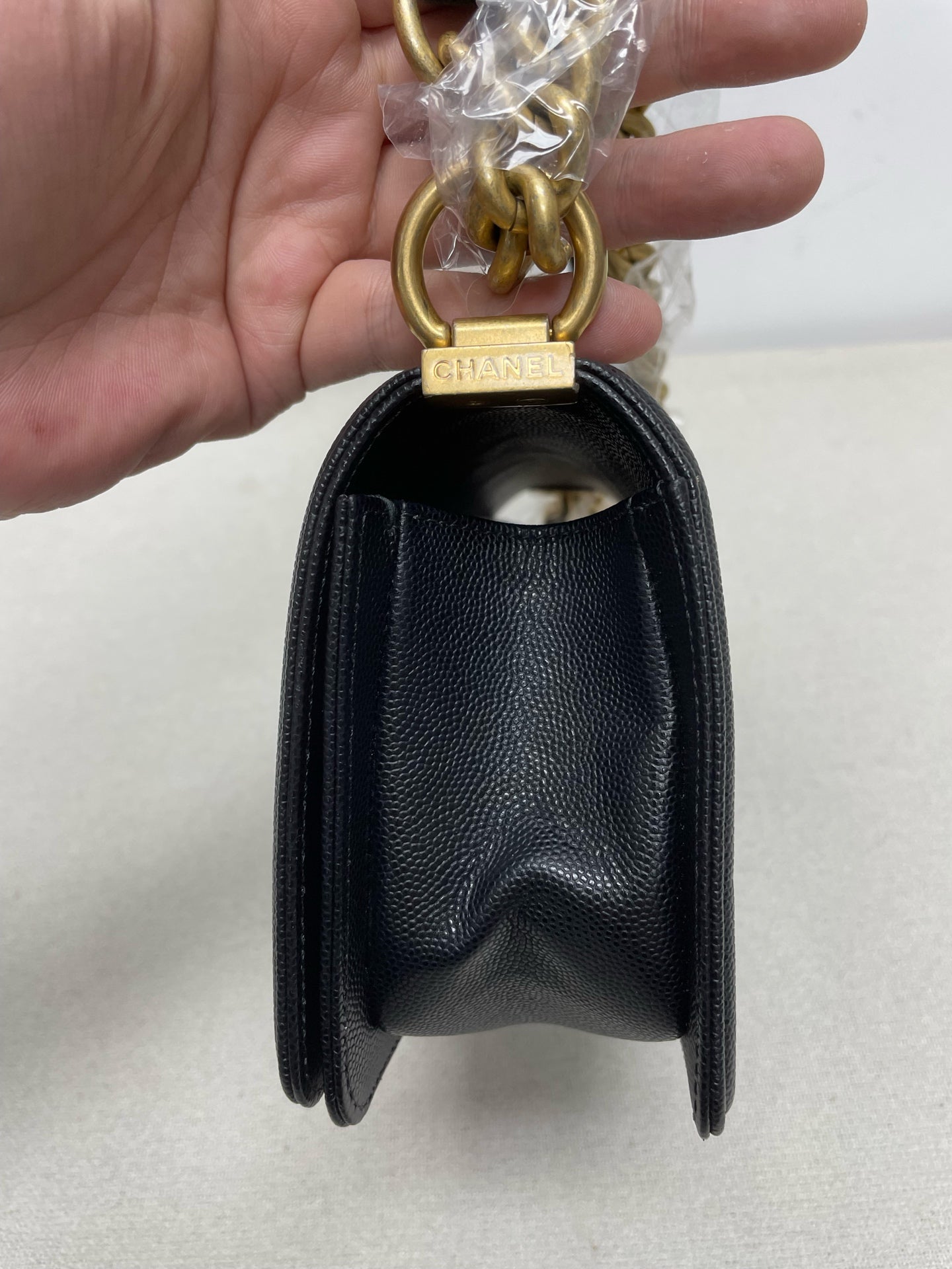 Chanel - Boy Bag - Leather - Black - (small)