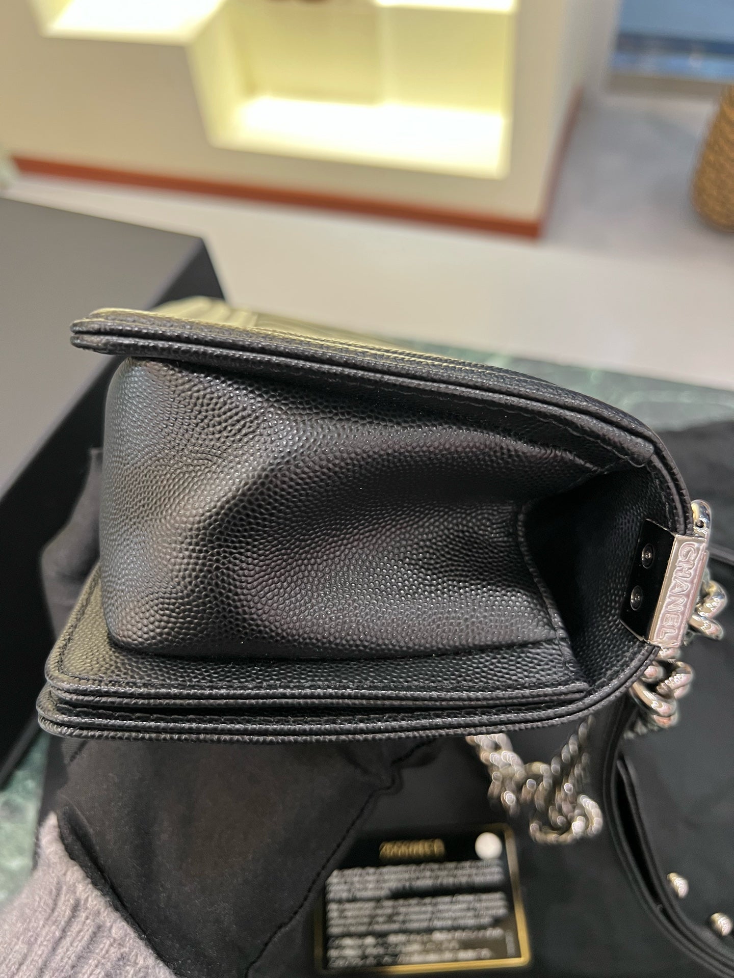 Chanel - Boy Bag - Leather - Black - (small)